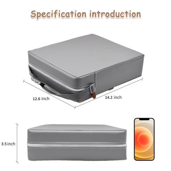 Toddler Booster Seat Dining Table Portable Non Slip PU Washable Travel Cushion - Picture 2 of 7